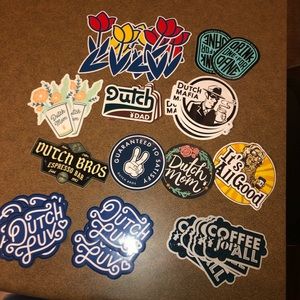 Dutch Bros stickers *read description*
